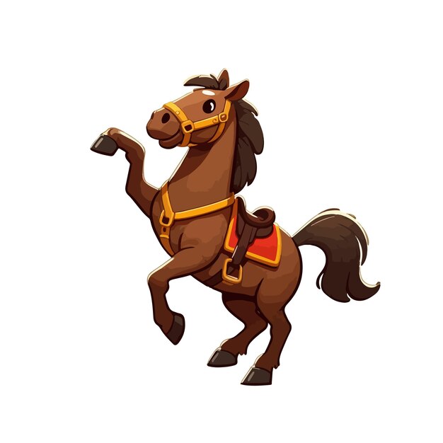 Vector horse ai generated image