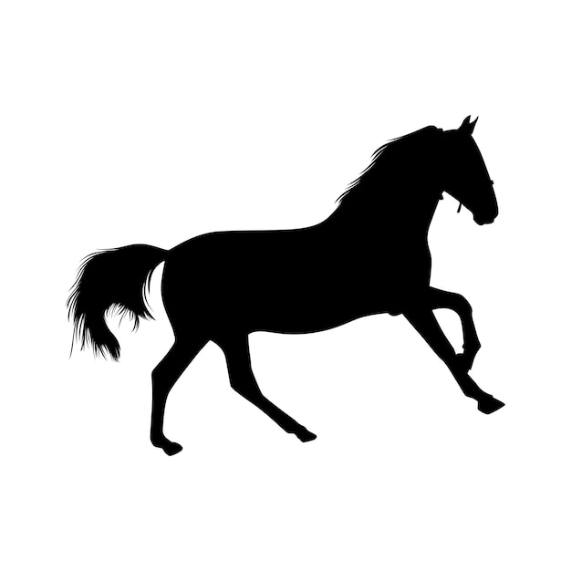 Vector horse animal shape icon