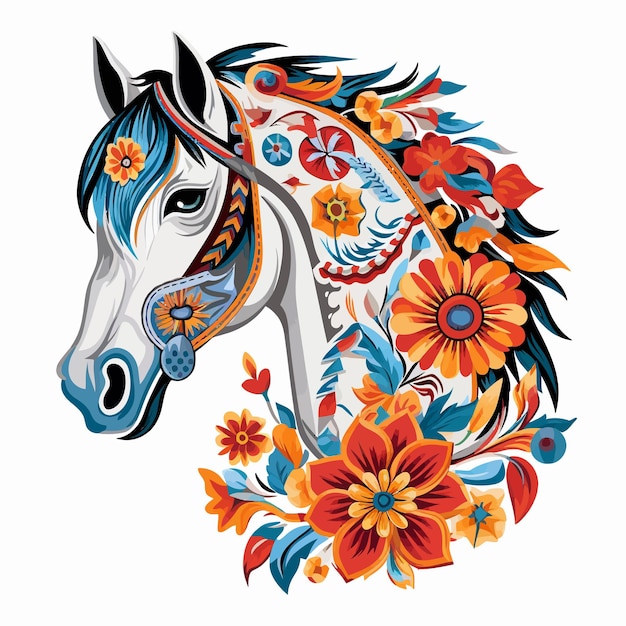 Vector horse art prints