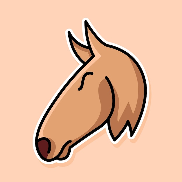 Vector horse cartoon design