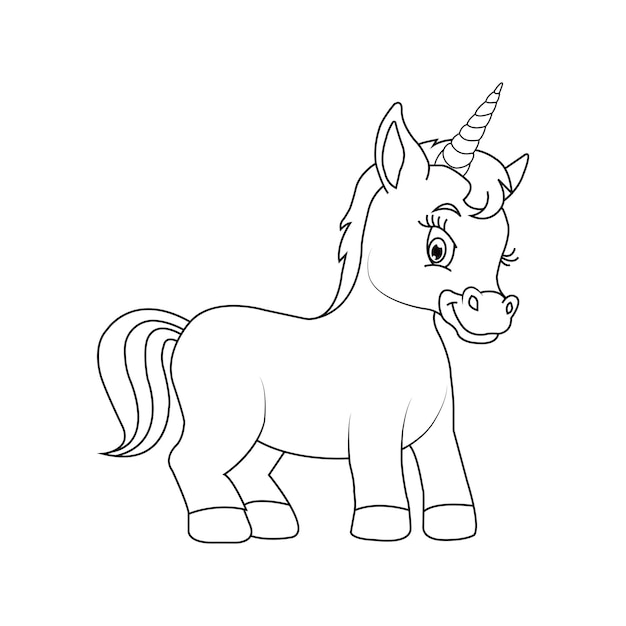 Horse coloring page