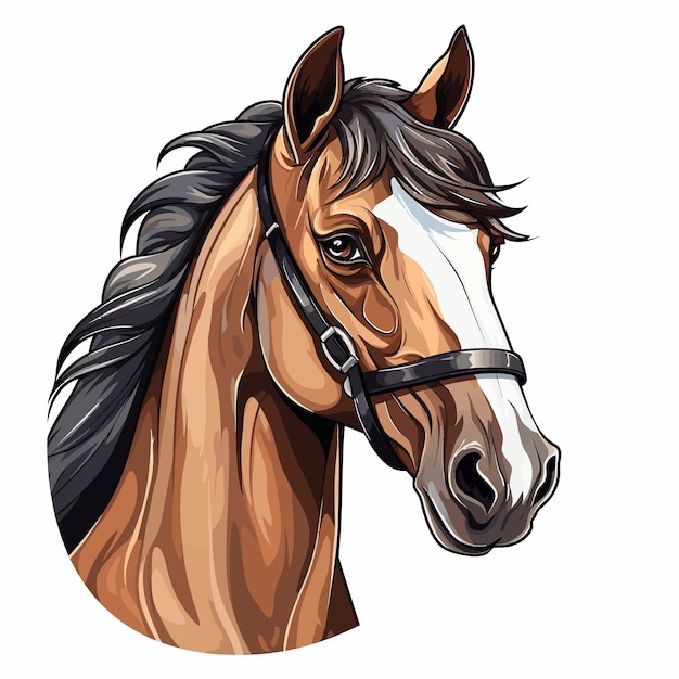 Horse cute vector