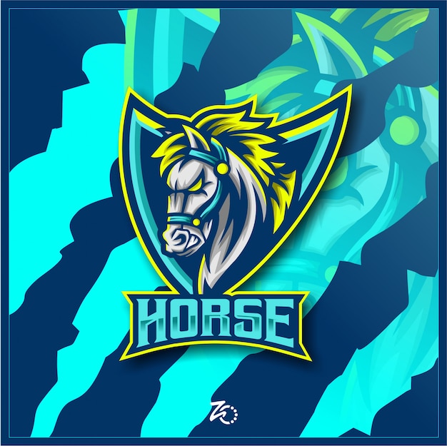 Horse gaming esport logo