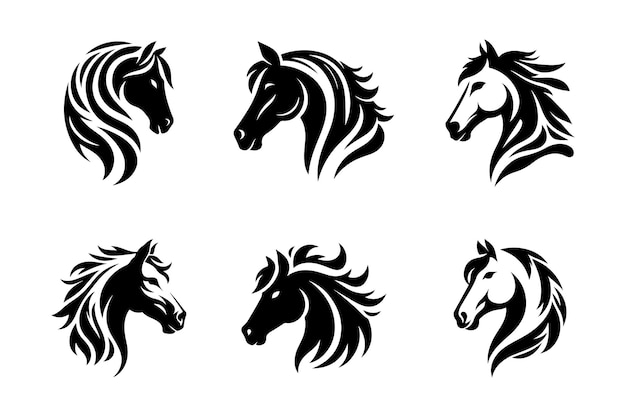 horse head vector illustration