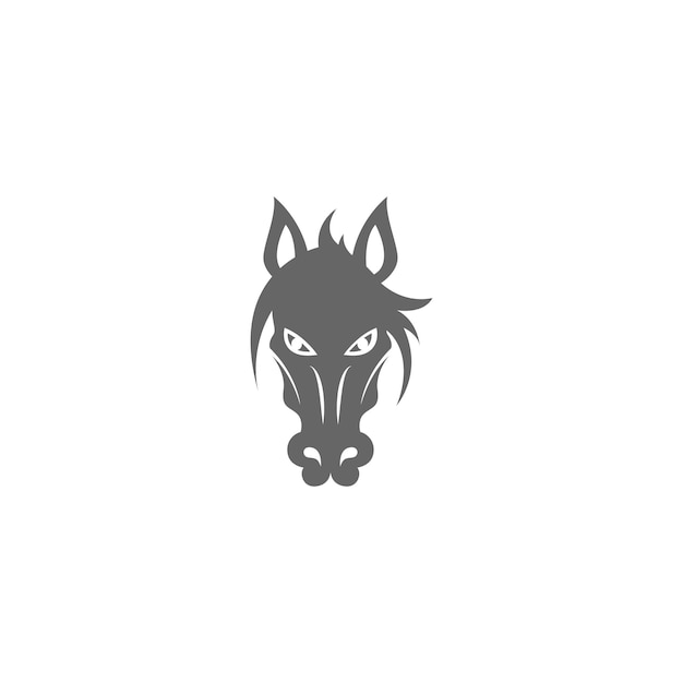 Horse icon logo illustration