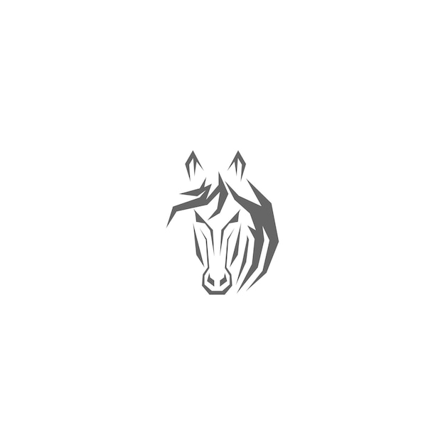 Horse icon logo illustration