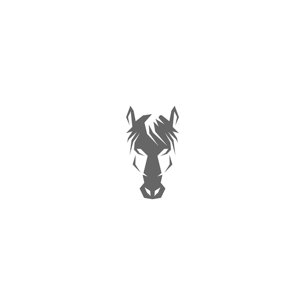 Horse icon logo illustration