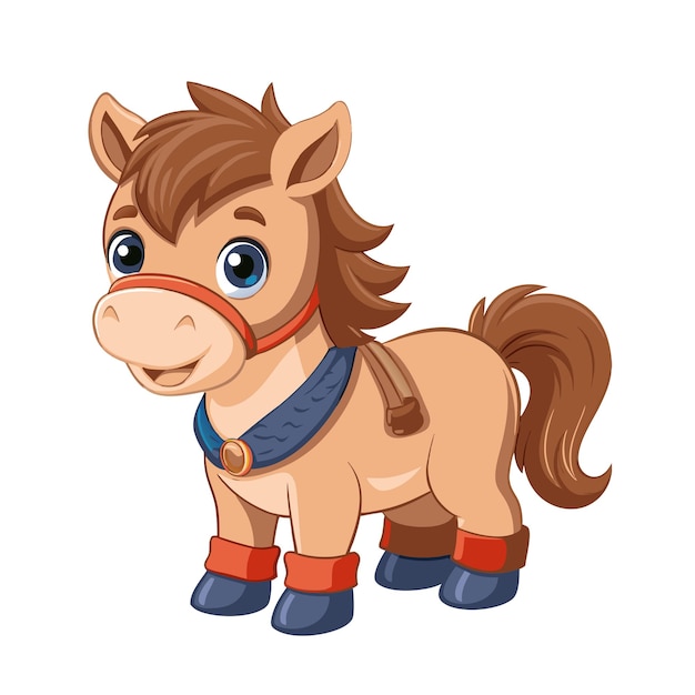 Vector horse illustration concept