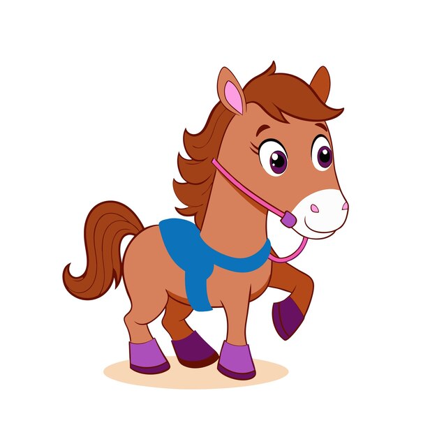 Vector horse illustration concept