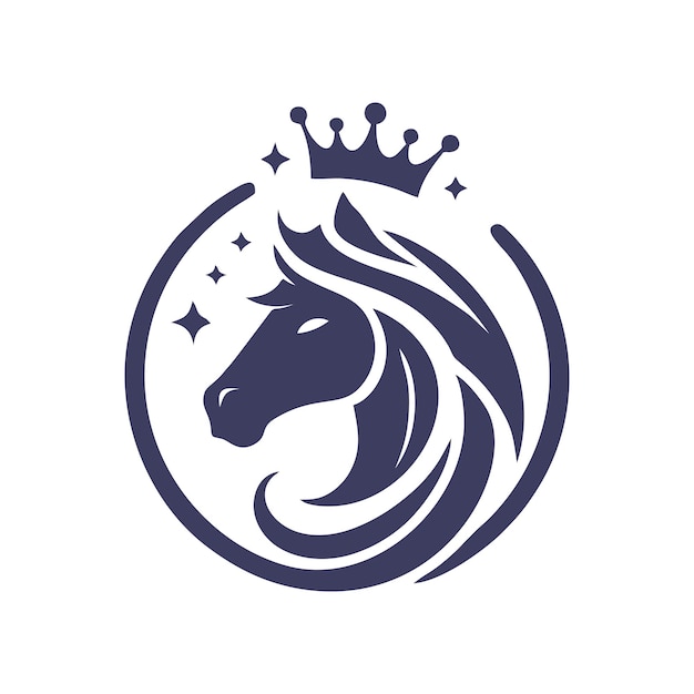 Horse logo concept vector klaar om te gebruiken Horse logo sjabloon