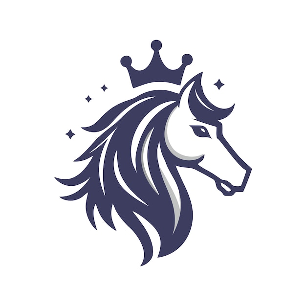 Horse logo concept vector klaar om te gebruiken Horse logo sjabloon