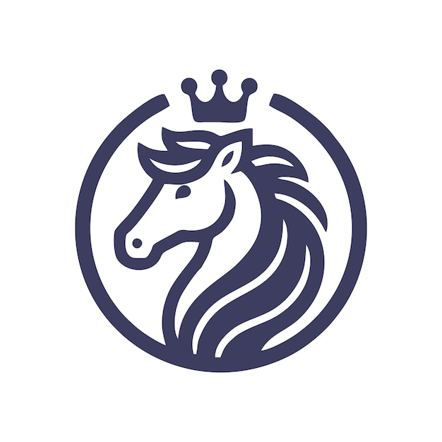 Horse logo concept vector klaar om te gebruiken Horse logo sjabloon