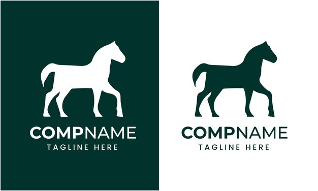 Horse logo design icon template