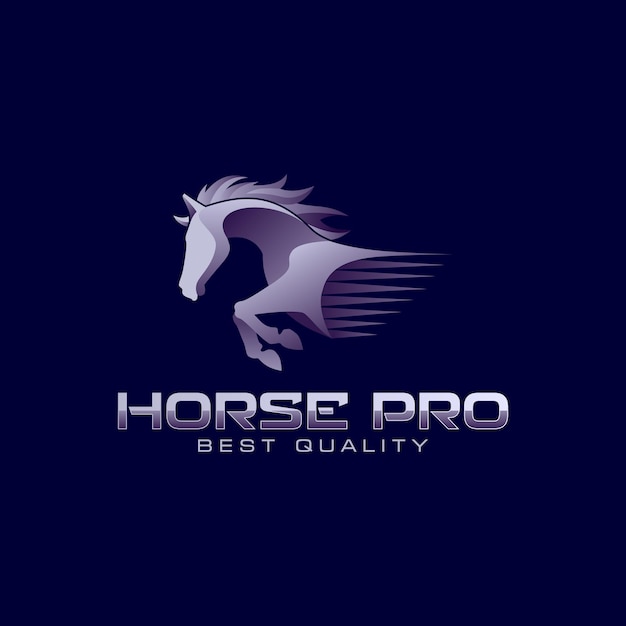 Vector horse logo design race horse logo inspiration vector