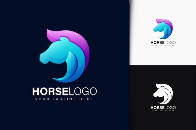 Vector horse logo design