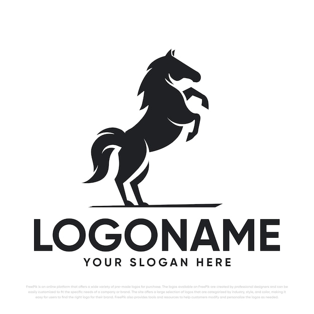 Horse logo design