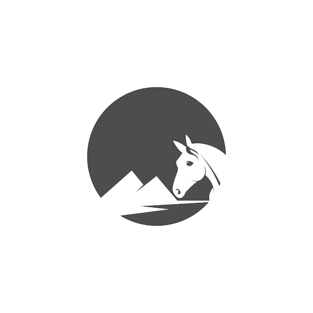 馬のロゴ アイコン デザイン テンプレート ベクトル