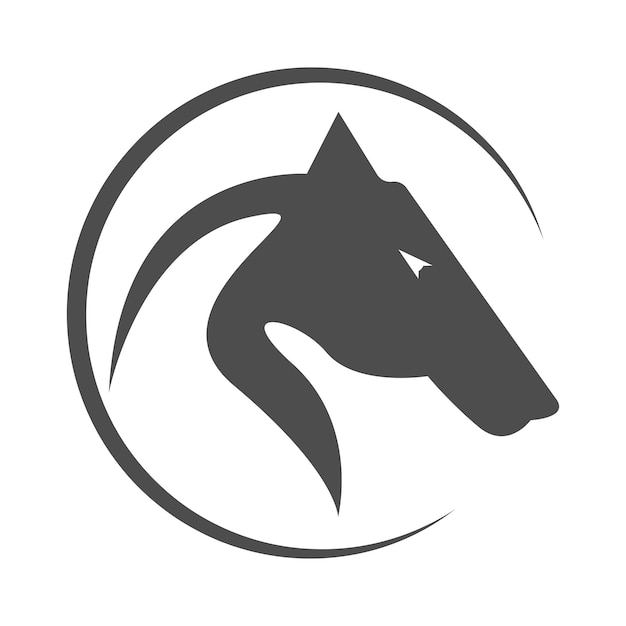 Horse logo icon design