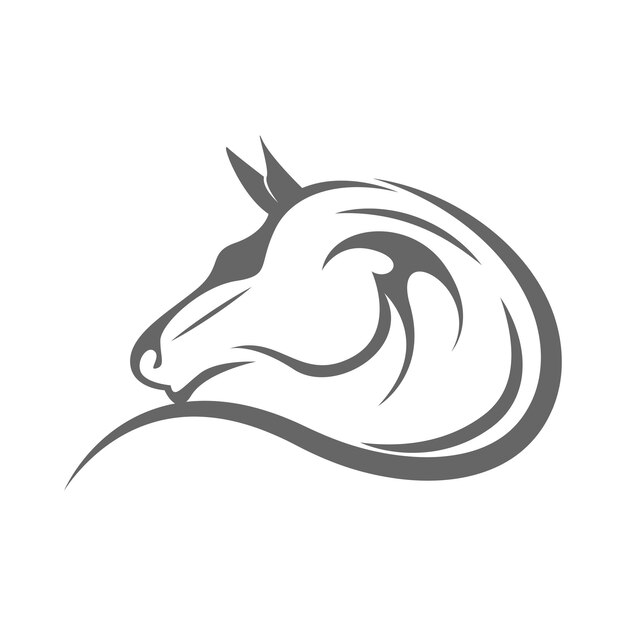 Horse logo icon design