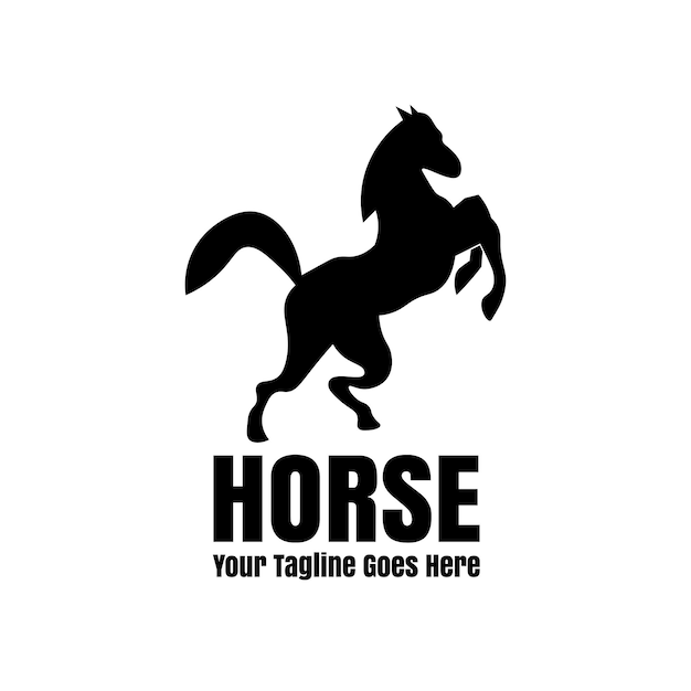 Horse logo illustration vector design