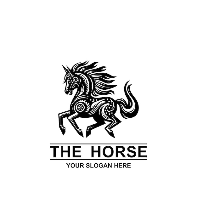 The Horse Logo in the Mexican Style