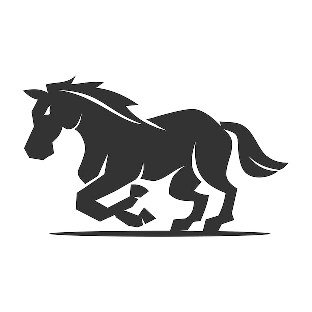 Vector horse logo template icon illustration brand identity