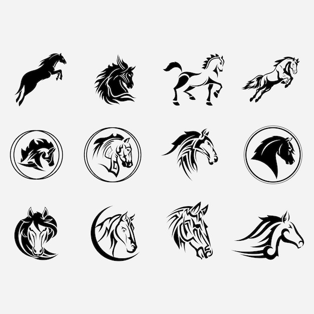 Horse Logo Template Vector icon