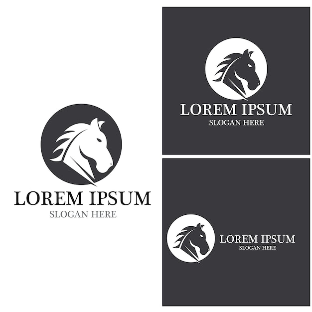 Horse Logo Template Vector icon