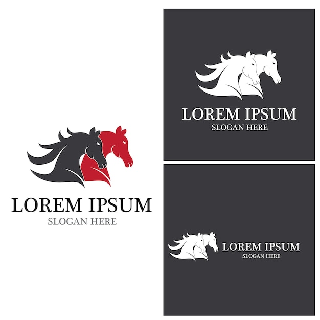 Horse Logo Template Vector icon