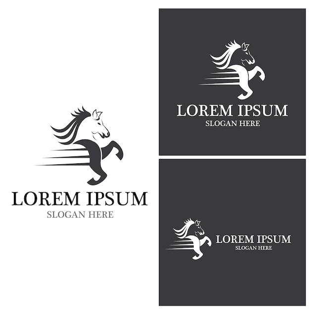 Horse Logo Template Vector icon