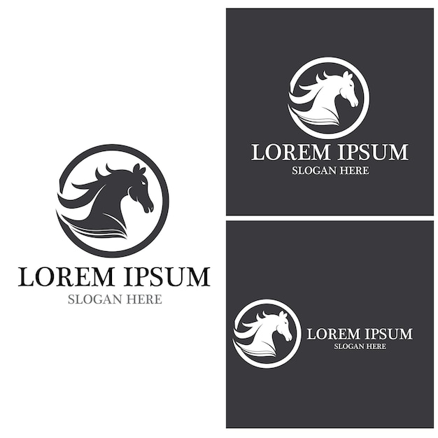 Horse Logo Template Vector icon