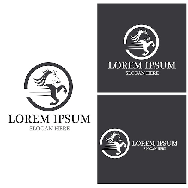 Horse Logo Template Vector icon