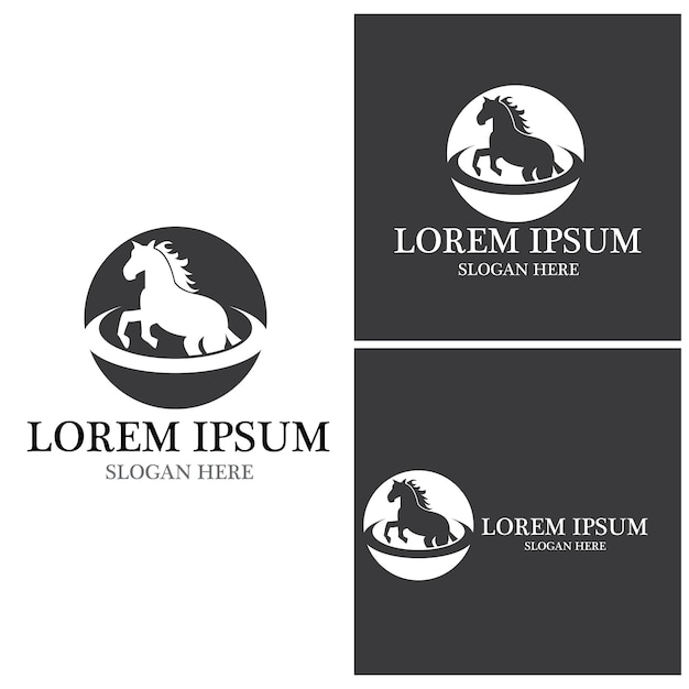 Horse Logo Template Vector icon