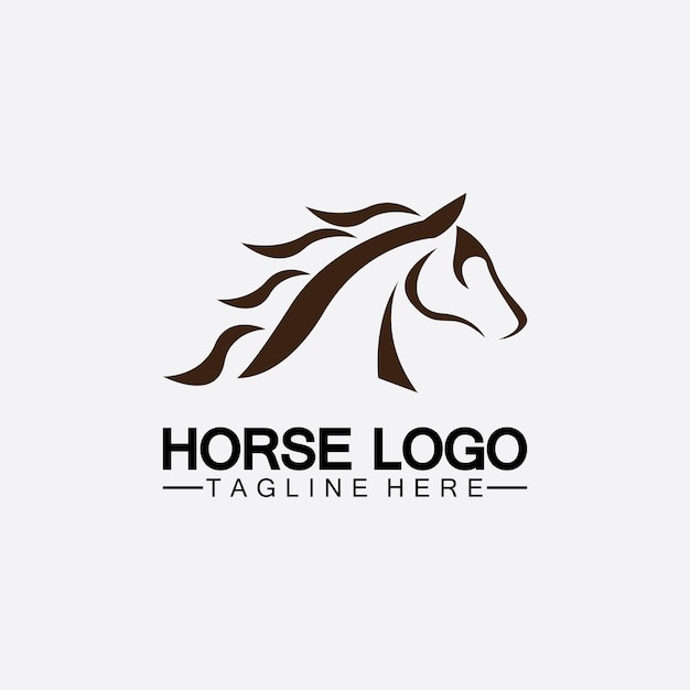 Horse Logo Template Vector illustration design