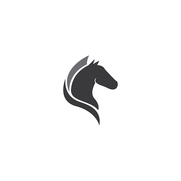 Vector horse logo template vector illustration