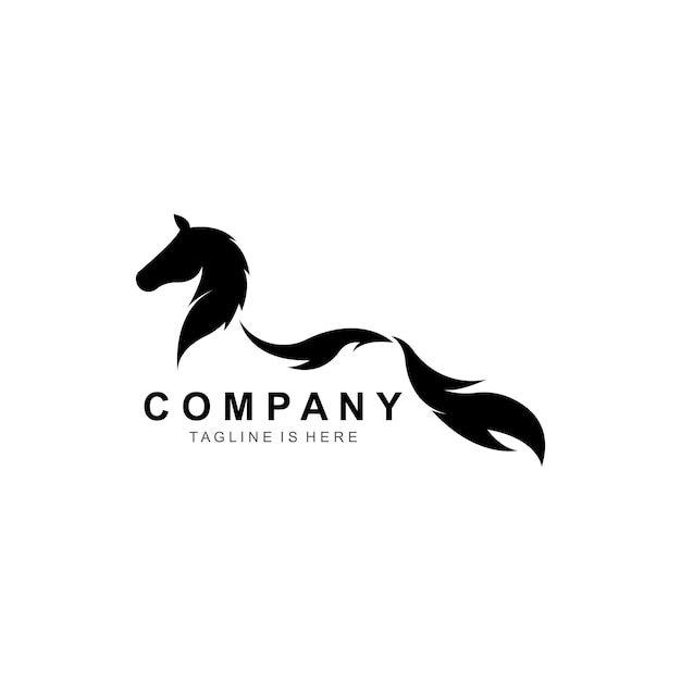 Horse Logo Template Vector