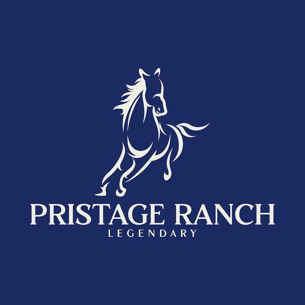 Horse Logo Template Vector