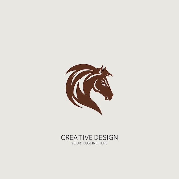 Horse logo vector