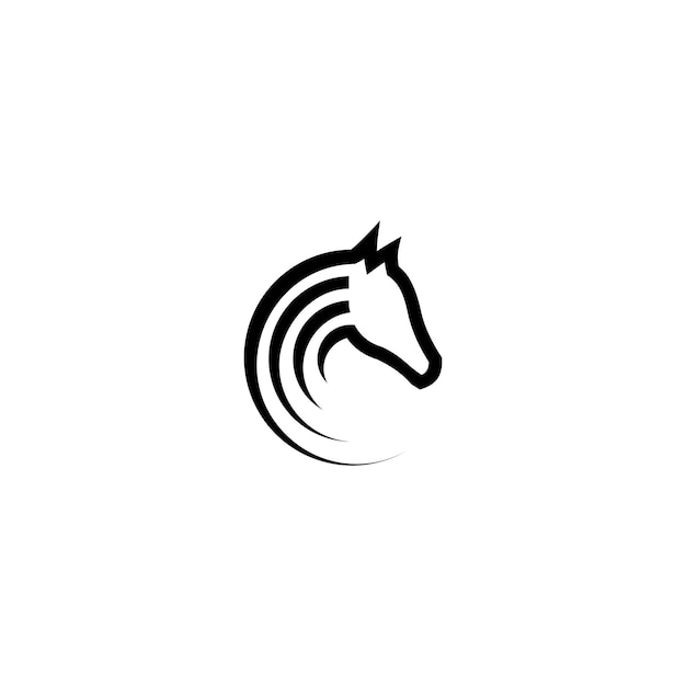 Vector horse logo