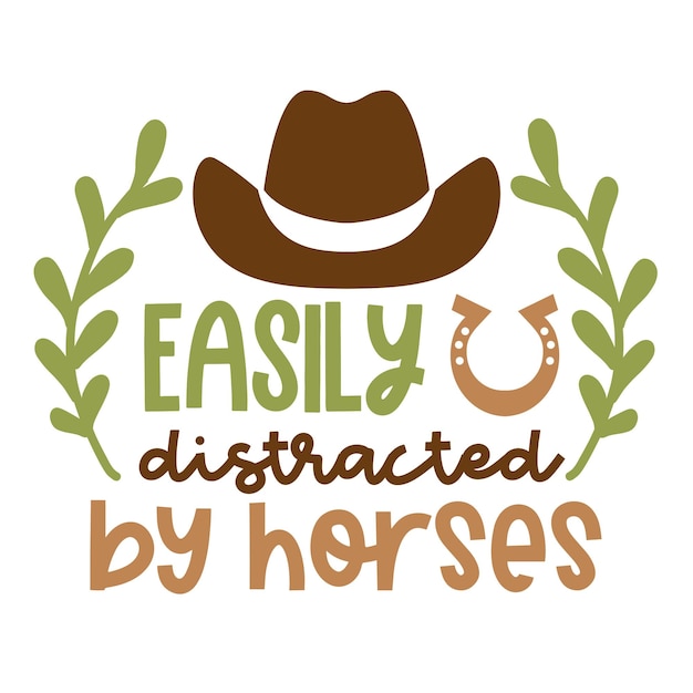 馬愛好家の引用心に強く訴えるベクトル手描きのタイポグラフィ ポスター T シャツ カリグラフィ デザイン