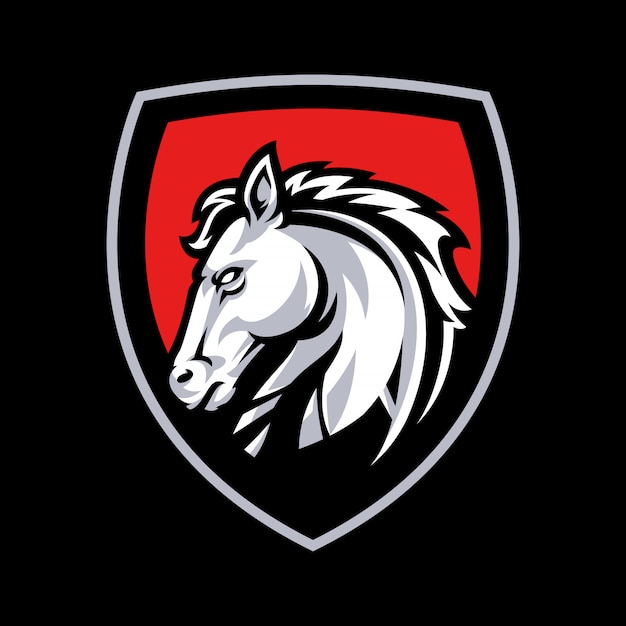 Horse Mascot Logo Sport.