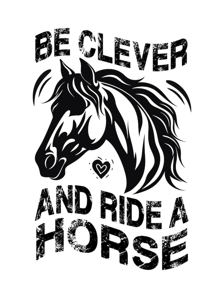 Vector horse quotes t shirt design template and poster design