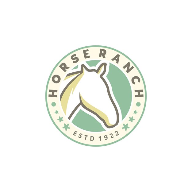 Horse Ranch Stallion Logo design