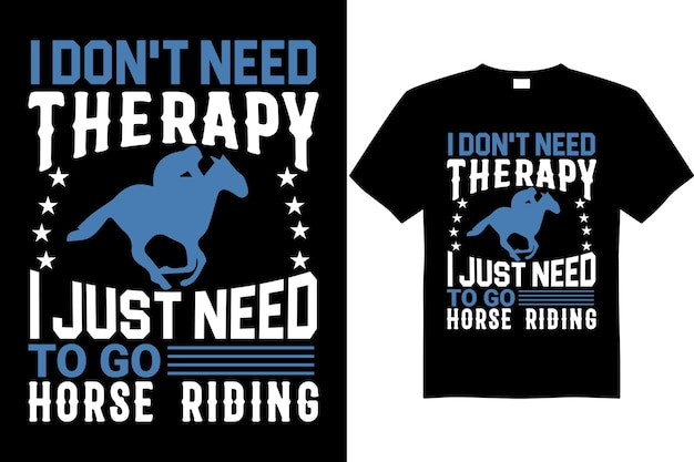 Vector horse riding funny tshirt design vector file