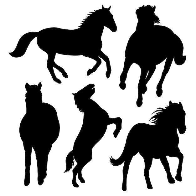 Horse silhouette bundle