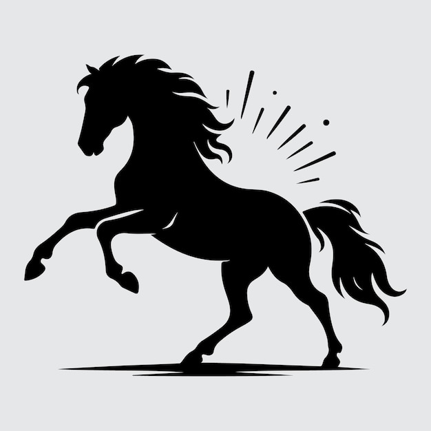 Vector horse silhouette vector