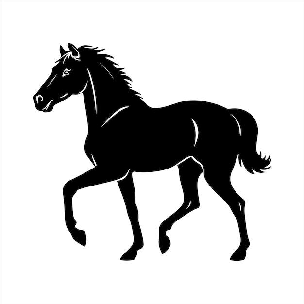 horse silhouettes