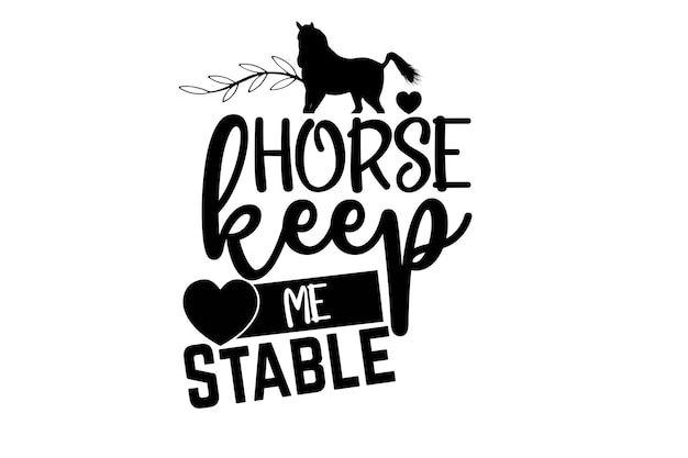 Vector horse svg design