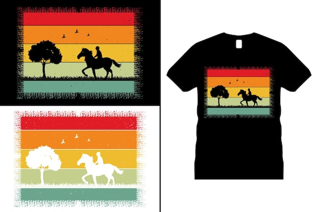 馬の t シャツのデザイン、面白い馬の恋人のベクトル。 Tシャツ、マグカップ、ステッカー、カードなどにお使いください。