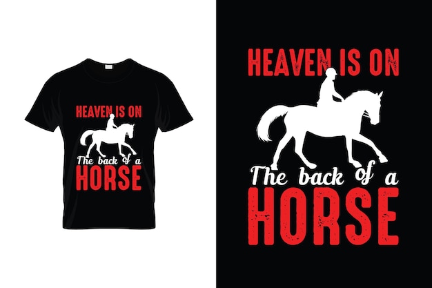 horse TShirt Design or horse poster Design horse Quotes horse Typography